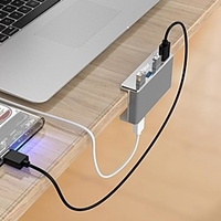 Embedded Usb3.0 Splitter Aluminum Alloy Body High-speed Hub Extender Hub Converter