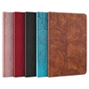 Embossed Tree Pattern Leather Case For Apple iPad Pro iPad Air 4/Air 3 /Air 2 iPad 8/7/6 iPad mini 4 iPad mini 1/2/3 Magnetic Flip Folio Stand Case Auto Wake Sleep with Card Slots Pencil Holder miniinthebox