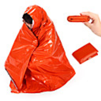 Emergency Blanket Outdoor Camping Thermal / Warm Warm Ultraviolet Resistant Thick PE 210130 cm for 1 person Camping / Hiking Hunting Outdoor Fall Spring Summer Orange