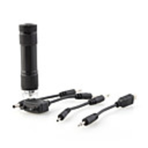 Emergency Cell Phone Charger with LED Flashlight (Powered by 1 AA Battery)