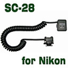 EMOBLITZ TTL Sync Coiled Remote Cord for Nikon SB-600 SB-800 SB-900