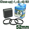 Emolux 52mm (+1, +2, +4) Kit CLOSE-UP Filter