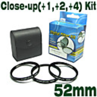 Emolux 52mm (+1, +2, +4) Kit CLOSE-UP Filter