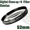 Emolux 52mm CLOSE UP(+4) Filter