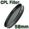 Emolux 58mm CPL Circular Polarizer Filter