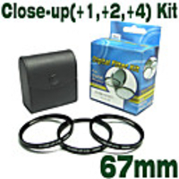 Emolux 67mm (1,  2,  4) Kit CLOSE-UP Filter