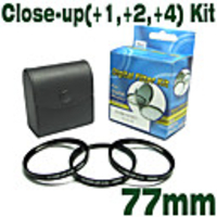 Emolux 77mm (+1, +2, +4) Kit CLOSE-UP Filter