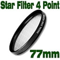 Emolux 77mm Star 4 Point Filter