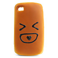 Emulational Bread Style Soft Sponge Protective Case for iPhone 4 - Loving Heart