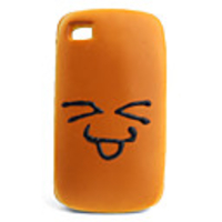 Emulational Bread Style Soft Sponge Protective Case for iPhone 4 - Smiling Face