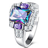 Engagement Ring Diamond Solitaire Purple Zircon Alloy Ladies Luxury Classic 7 8 9 / Women