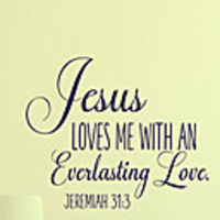 English Bible Removable Personalized Fashion Creative Wall Stickers Living Room Sofa Background Wall Stickers