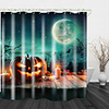 English Green Leaf Digital Printing Shower Curtain Shower Curtains amp; Hooks Modern Polyester New Design