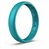 enso rings thin elements silicone ring made in the usa infused with precious elements lifetime quality guarantee comfortable,  breathable,  and safe (peacock quartz,  6)