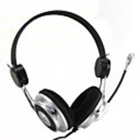 Ergonomic Bass Stereo PC Headphone with Mic and Volume Control