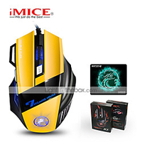 Ergonomic Wired Gaming Mouse 7 Button LED 2400 DPI USB Computer Mouse Gamer Mice X7 Silent Mause With Backlight For PC Laptop miniinthebox