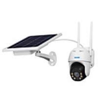 ESCAM QF130 1080P PT WIFI PIR Alarm IP Camera With Solar Panel Full Color Night Vision Two Way Audio IP66 Without Battery