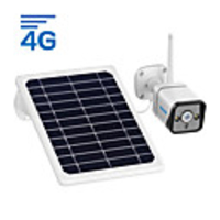 ESCAM QF320 1080P 4G Alarm IP Camera With Solar Panel Full Color Night Vision Two Way Audio IP66 With Battery