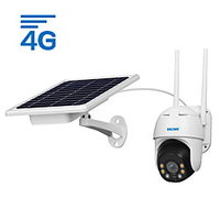 ESCAM QF330 1080P PT 4G PIR Alarm IP Camera With Solar Panel Full Color Night Vision Two Way Audio IP66 EU Version With Battery