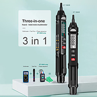 ET8906/ET8908 Pro True RMS Digital Multimeter Voltage Test Pen Phase Sequences Meter 3 In 1 Color Screen - MT007 PRO miniinthebox