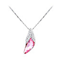 Eternal Commitment Crystal And Zircon Necklace