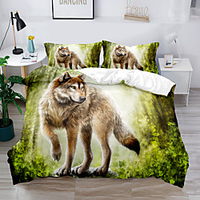Ethnic Animal wolf starry Sky Duvet Cover Set Twin Full Queen King size 2/3 Piece Bedding Set with 1 or 2 Pillowcase(Single Twin only 1pcs) miniinthebox