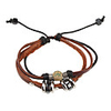 Ethnic Fusion Multilayer Vintage Fabric and Leather Bracelet