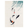 Ethnic Ink Flower and Bird Cotton Linen Door Curtain Chinese Style Entrance Partition Curtain Half Curtain Fabric Curtain miniinthebox