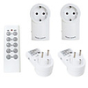 EU-1TX4RX EU Smart Socket Remote Control Power Outlet Wireless Light Switch Plug Smart Home Mains EU Plug