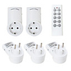 EU-1TX5RX High Quality EU Wireless Remote Control Power Outlet Light Switch Plug Socket Smart Home Remote Switcher Outlet Socket