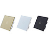 EU one way single fire line tempered glass smart touch switch RF433 wireless remote control smart home