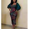 europe,  america,  africa,  amazon 2021 christmas hot style sequins stitching puff sleeve party dress miniinthebox