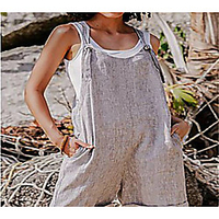 europe and the united states 2020 amazon wish aliexpress cross-border exclusively for cotton and linen beach straps ladies shorts miniinthebox