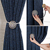 European high-grade diamond curtain buckle non-punch hook curtain wall hook magnet strap hook