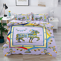 European style Horse Duvet Cover Set 2/3 Piece Bedding Set with 1 or 2 Pillowcase(Single Twin only 1pcs) miniinthebox