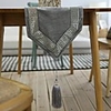 European-style Luxury Table Runner Placemat Dining Table Long Table Napkin Decorative Plant Flowers Simple Modern Plush (Placemat 4pcs)