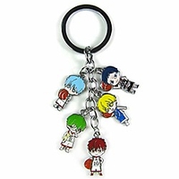 exceptional anime keychain kuroko no basuke keyring metal kuroko no basket pendant keychain (none 201314499)