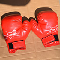 Exercise Gloves / Boxing Bag Gloves / Boxing Training Gloves For Boxing,  Leisure Sports,  Fitness,  Muay Thai Full Finger Gloves Waterproof,  Stretchy,  Protective PU(Polyurethane) Red