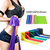 Exercise Resistance Bands 1 pcs Sports TPE Home Workout Gym Yoga Odor Free Eco-friendly Non Toxic High Elasticity Strength Training Physical Therapy Leg Shaping For Men Women Waist Back Leg Abdomen