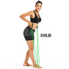 Exercise Resistance Bands Sports TPE Home Workout Yoga Pilates Non Toxic Stretchy Strength Training Muscular Bodyweight Training Physical Therapy Resistance Training For Men Women Forearm Ankle Belly