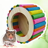 Exercise Wheels Generic Wood Rainbow