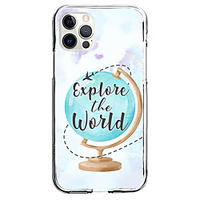 Explore the World Case For Apple iPhone 12 11 SE2020 Unique Design Protective Case Shockproof Cover TPU Clear Case for iPhone 12 Pro Max XR XS Max iPhone 8 7