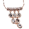 Exquisite Crystal Stone Alloy Necklace(Golden)