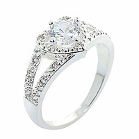 exquisite jewelry ring love rings women 925 sterling silver crystal love heart shaped ring bridal wedding jewelry wedding band best gifts for love with valentine
