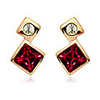 Exquisite Square Crystal Earrings