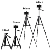 Extendable Portable Phone Tripod for iPhone Xiaomi HUAWEI Gopro Compact Video Camera Lightweight Travel Mobile Phone Stand Holder