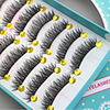 Eyelash Extensions 20 pcs Fashionable Design Pro Natural Thick Fiber Event / Party Daily Wear Practice Full Strip Lashes Thick - Makeup Daily Makeup High Quality Cosmetic Grooming Supplies