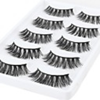 Eyelash Extensions False Eyelashes 10 pcs Professional Volumized Natural Curly Animal wool eyelash Daily Date Full Strip Lashes Thick - Makeup Daily Makeup Professional Portable Cosmetic Grooming
