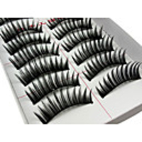 Eyelash Extensions False Eyelashes 20 pcs Volumized Curly Extra Long Fiber Daily Lengthens the End of the Eye - Makeup Daily Makeup Cosmetic Grooming Supplies