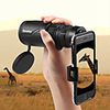 Eyeskey 8-24 X 42 mm Monocular Camera Night Vision Multi-Resistant Coating 78.6-40.1 m Fully Multi-coated BAK4 Hiking Outdoor Exercise Hunting and Fishing Silicon Rubber Spectralite ABSPC